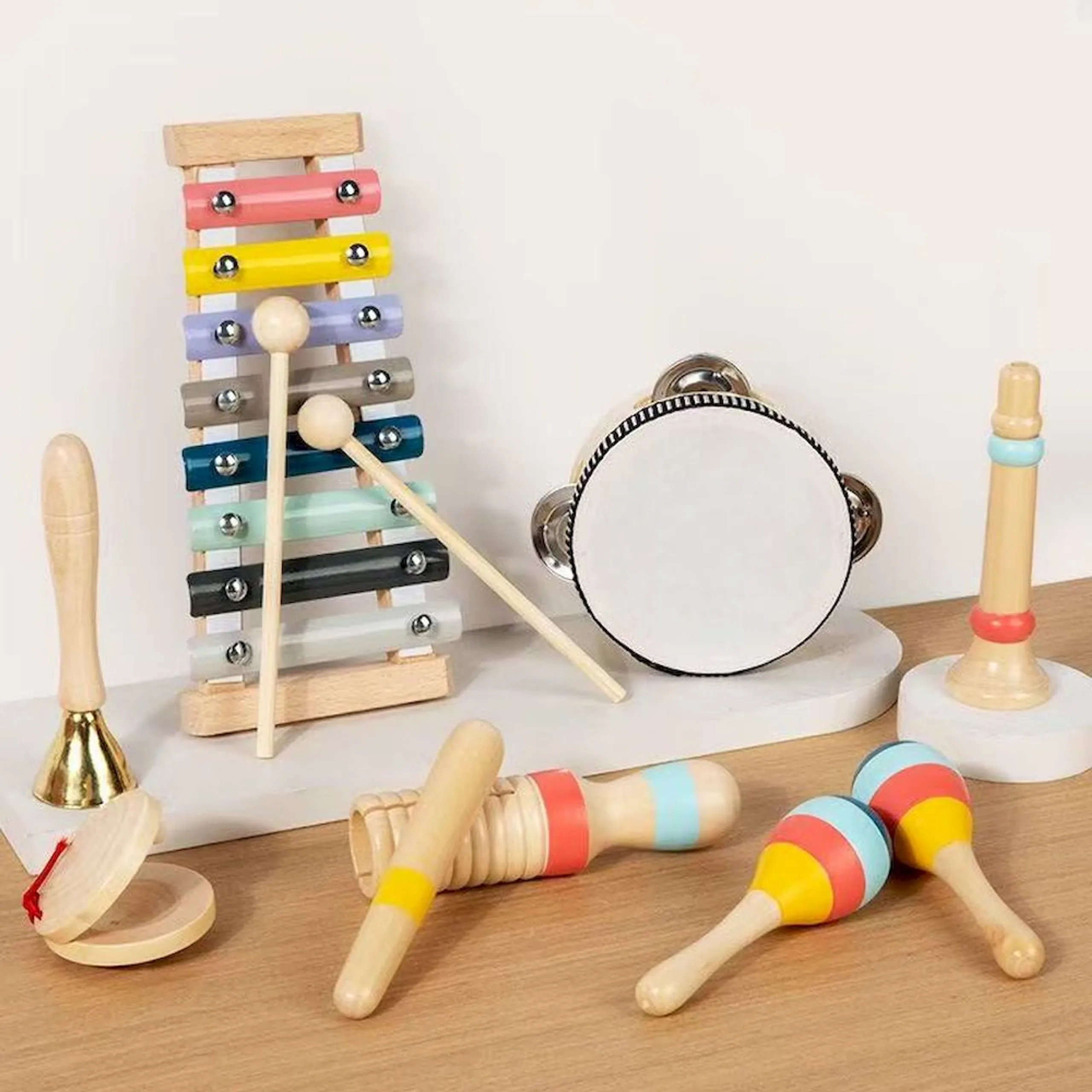 Wooden Montessori Music Instruments Musical Toy - 1 year+