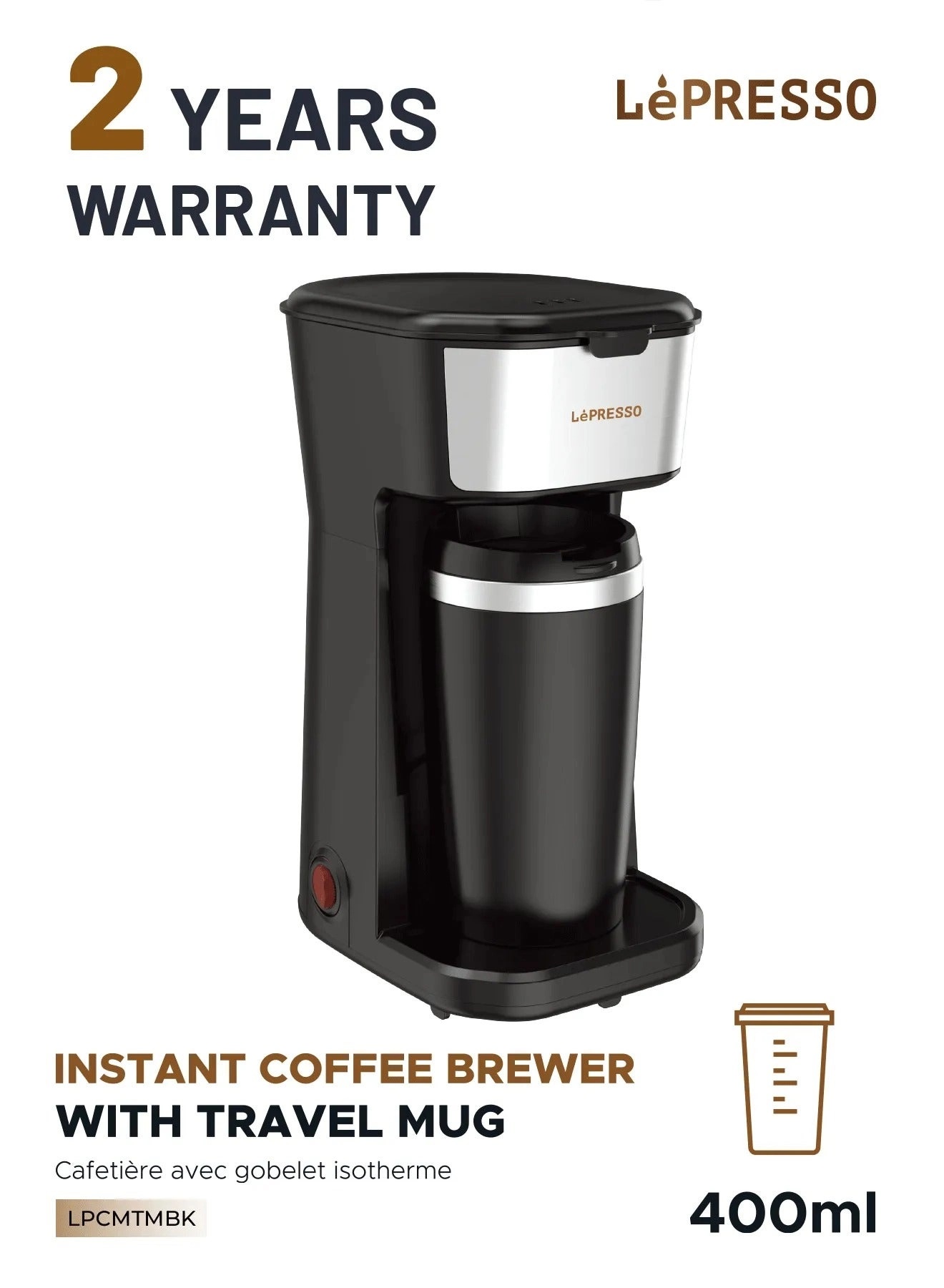 Coffee Maker - 0.4 Liter Espresso Maker|Turkish Coffee Maker