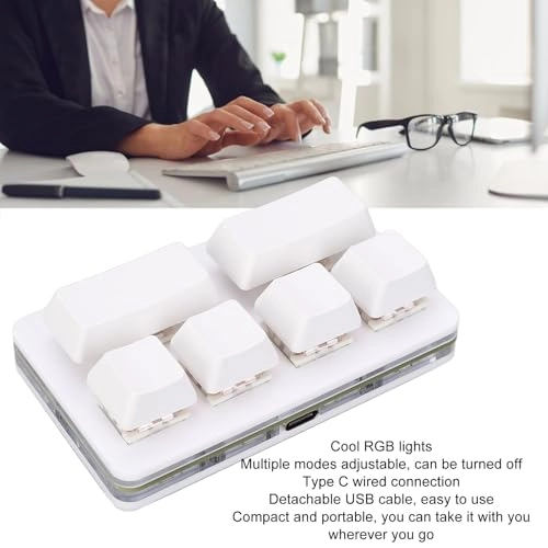 6 Keys Mechanical Gaming Keyboard - Wired