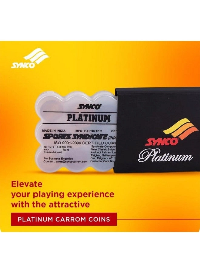 Carrom Coins + Striker