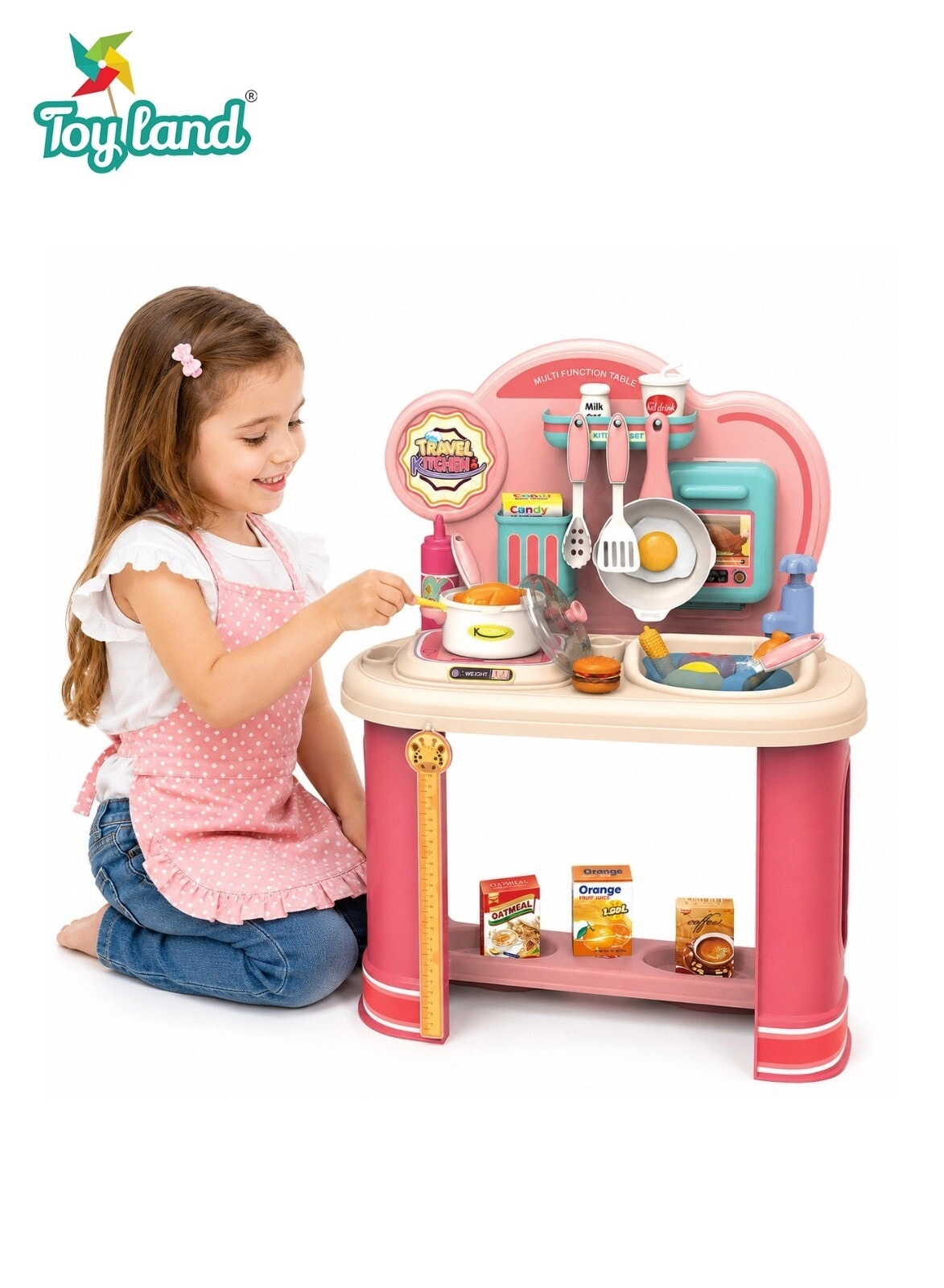 Kids Kitchen Play Set - Pretend Play Cooking Accessories