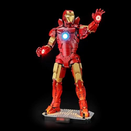 Light Kit for Lego Iron Man Mark 3 Collectors' Edition 76344 - LED lighting Compatible with 76344
