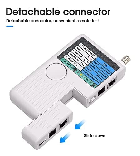 External Network Cable Tester - RJ45 RJ11 USB BNC
