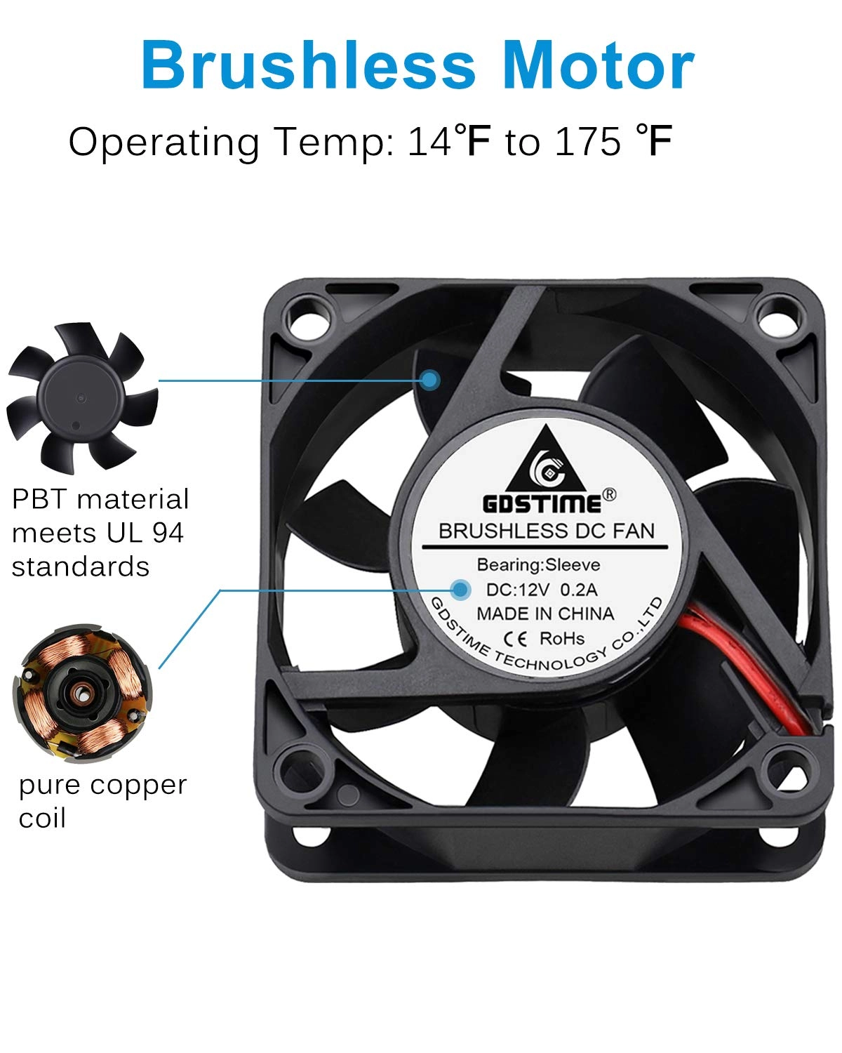 Brushless Cooling Fan - 60mm