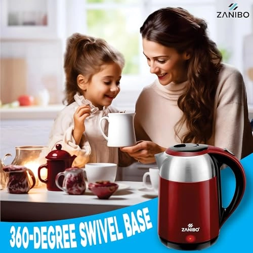 Super-Fast Heating Stainless Steel Electric Kettle