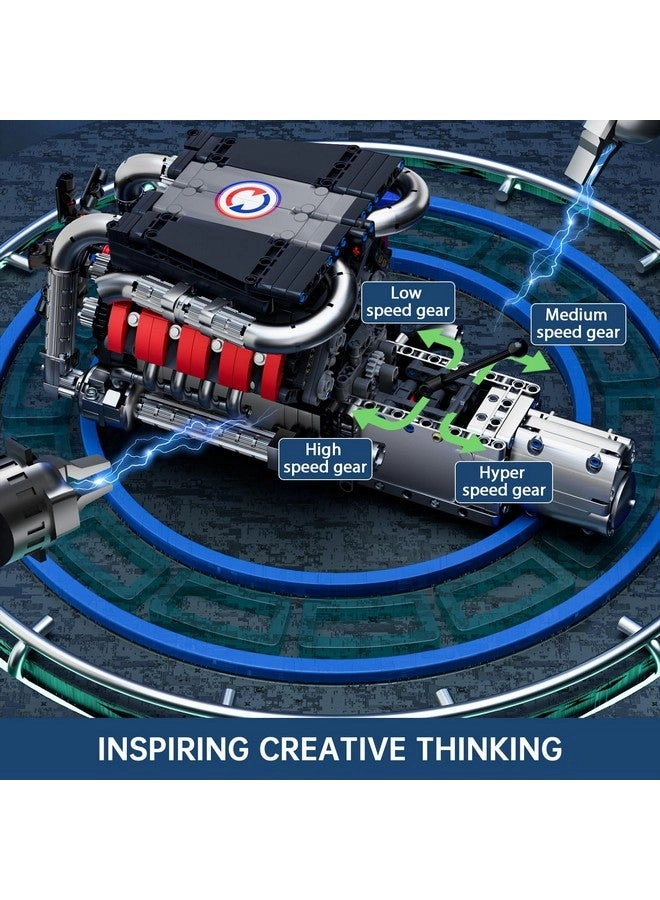 Supercar V8 Engine Transmission Kit (10203)