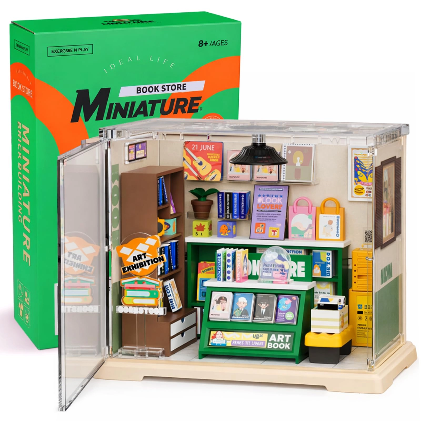 Vodolo Book Nook Kit - 104PCS