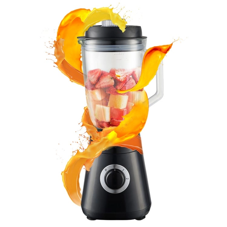 Smoothie Blender Grinder - Stainless steel blades, 2 speeds & pulse, Thermal safety lock