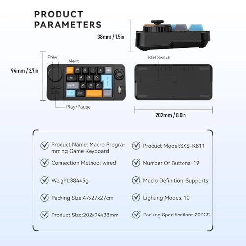 USB C Wired Mechanical Keyboard - Wired
