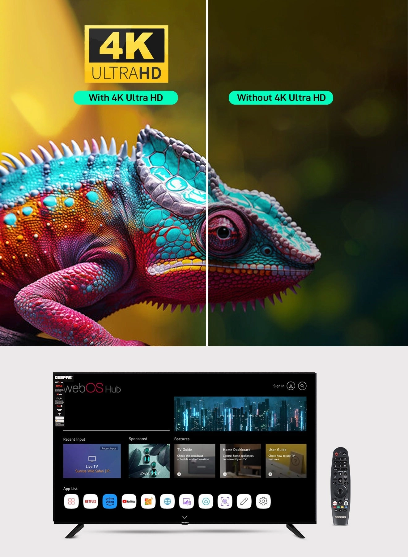 GLED5509SWCUHD - 55 in