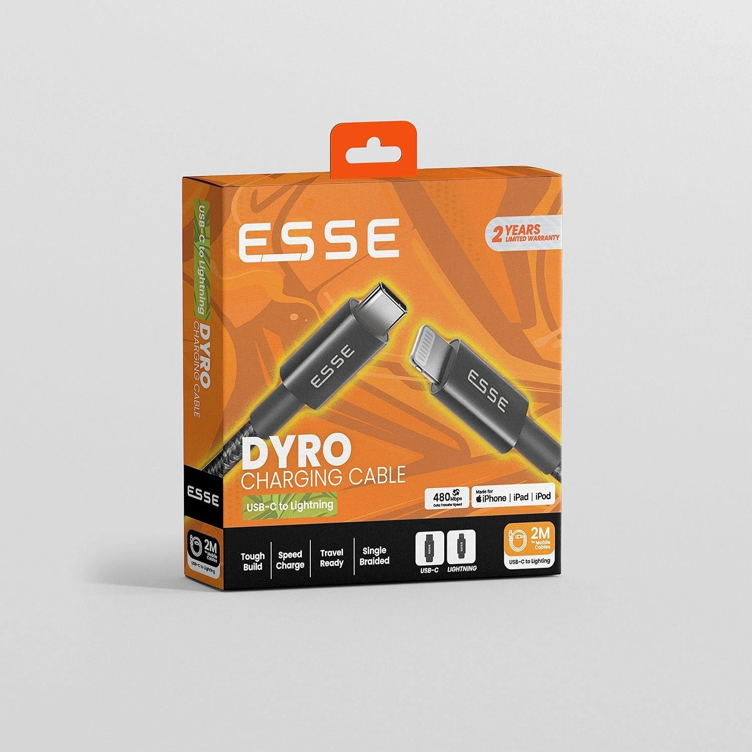 ESSE Lightning To Type C Fast Charging Cable