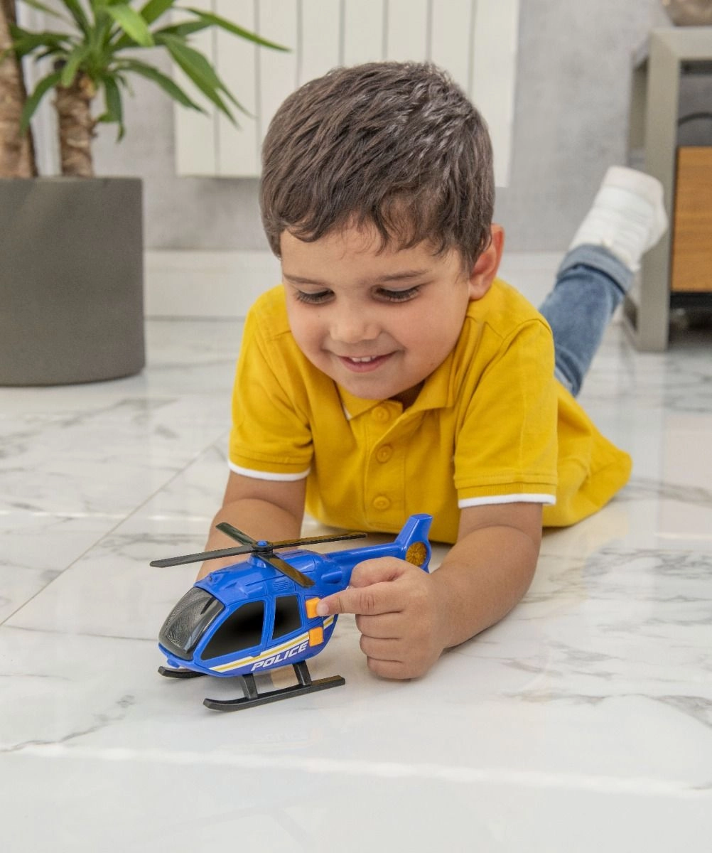 Mighty Machines Light And Sound Fire Helicopter - Blue 3 +