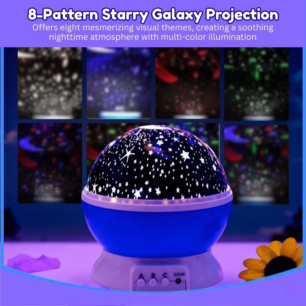 Galaxy Projector Lamp - Corded Electric Multicolor