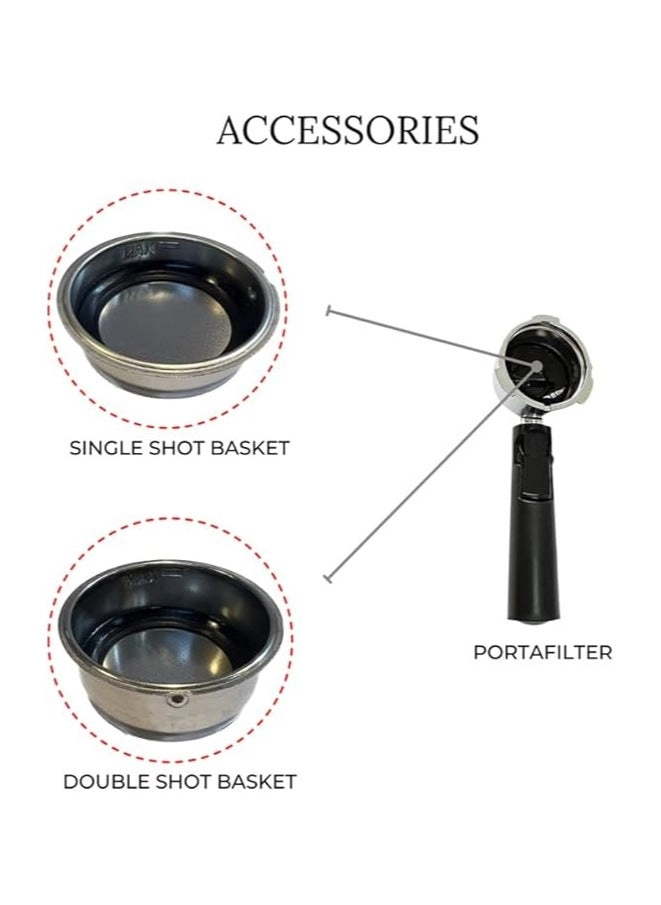 Espresso Coffee Machine ME-ECM2047