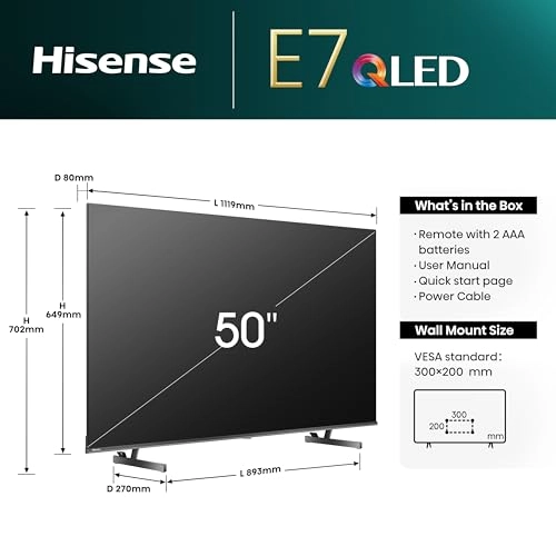 (Renewed) 50E7N - 50 inches