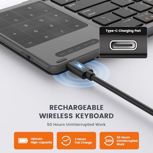 Foldable Keyboard - Bluetooth