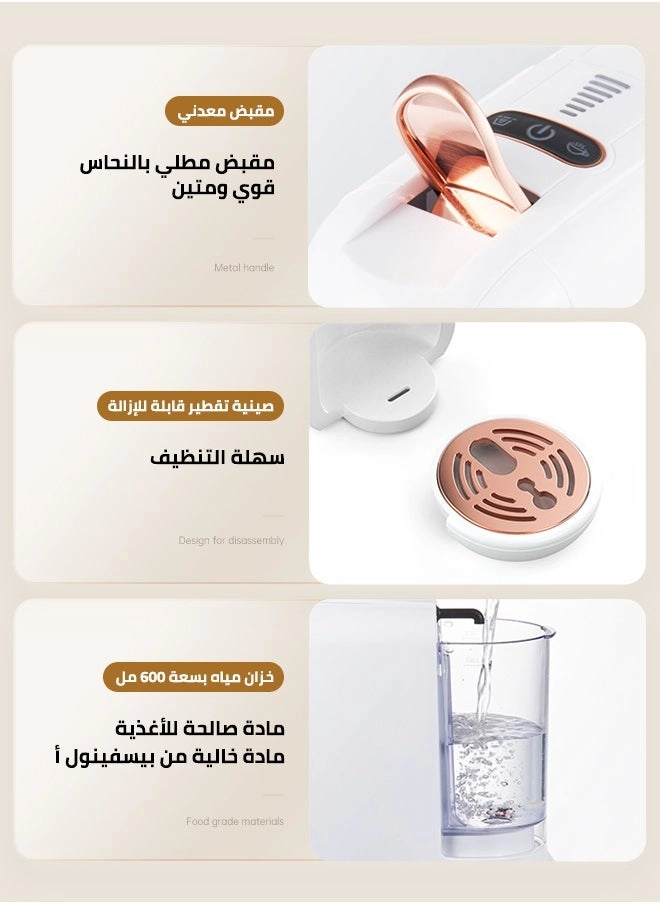 5-in-1 Automatic Capsule Coffee Machine - Hot & Cold, 7-Level LED, Multi-Capsule Compatible