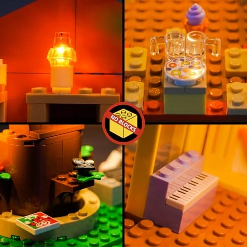 LED Light Set for LEGO Bluey's Family House 11203 - Copper Line