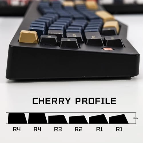 Blue Samurai PBT Double Shot Keycap Set - Wired