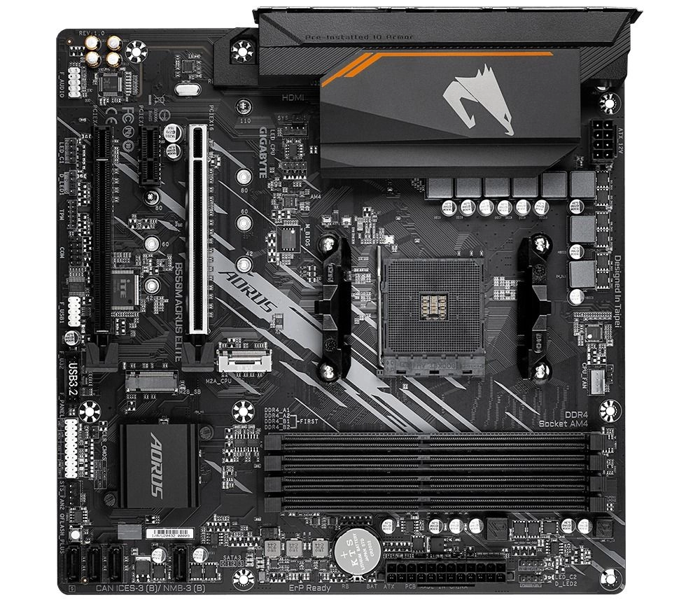 B550M AORUS ELITE - Ryzen 5000 Series DDR4 4 DIMMs PCIe 4.0