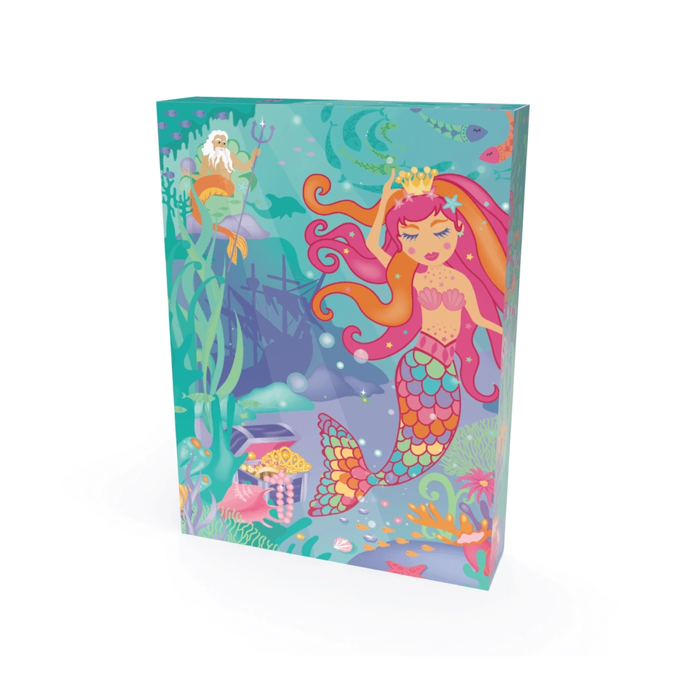 Mermaids Watercolor Art Set - 2 brushes 6 watercolor paints