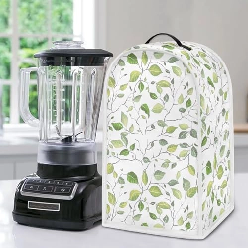 Food Processor Cover - Green Leaf 9.4 x 15.9 x 7.2 inches