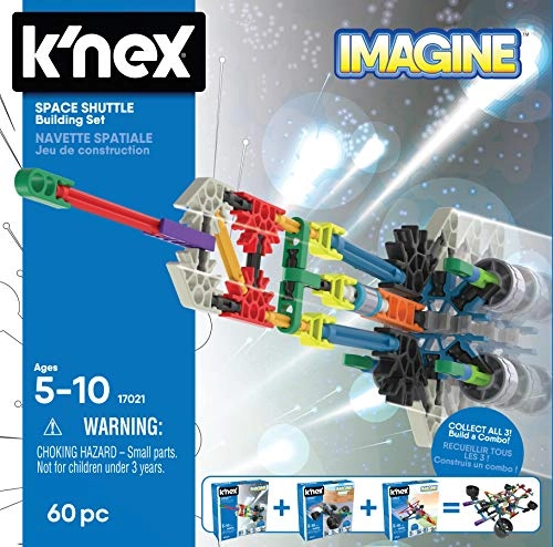 K'NEX Starter Vehicle - Space Shuttle STEAM - 5 years+ 60 pieces