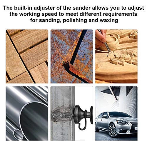 Portable polishing machine - pneumatic 5" Low noise