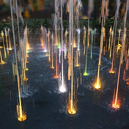 Submersible LED Light - 4 Pack RF Remote RGB