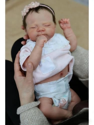 Loulou Reborn Baby Doll - 20 inch Full Body Vinyl Girl Ages 3+