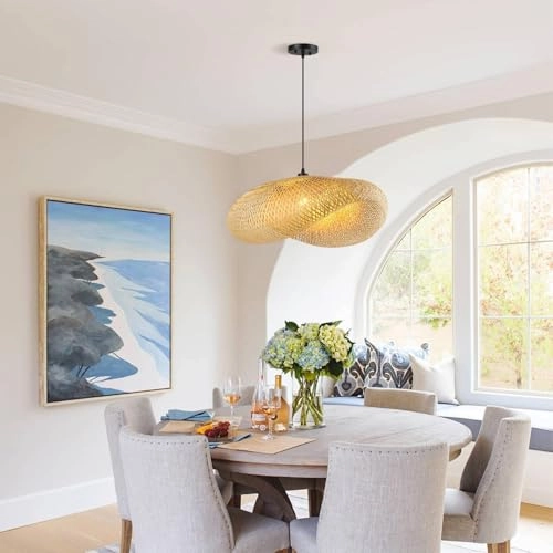 Boho Chandelier - 60cm E27 Bamboo