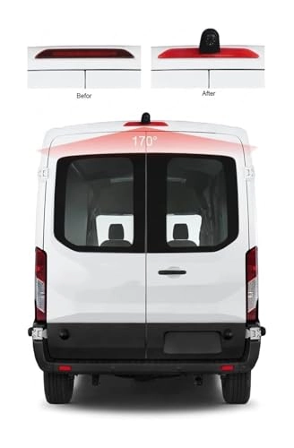 High Brake Light Reversing Camera - Night Vision Wireless 628x586 pixels