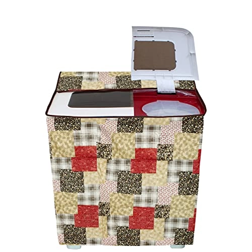 PVC Waterproof Front Load Washing Machine Cover - 5KG to 7.5KG Blue