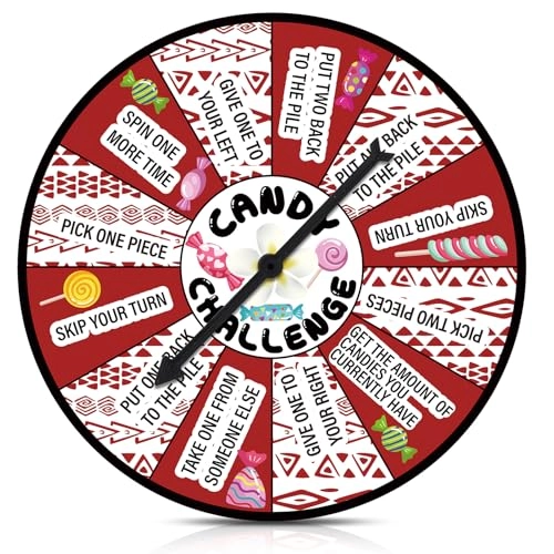 Candy Challenge Game Spinner - English 12 years and up
