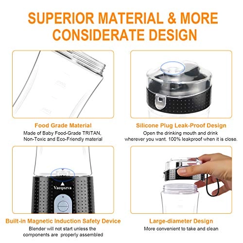 8S-11S - Portable USB Rechargeable Mini Blender