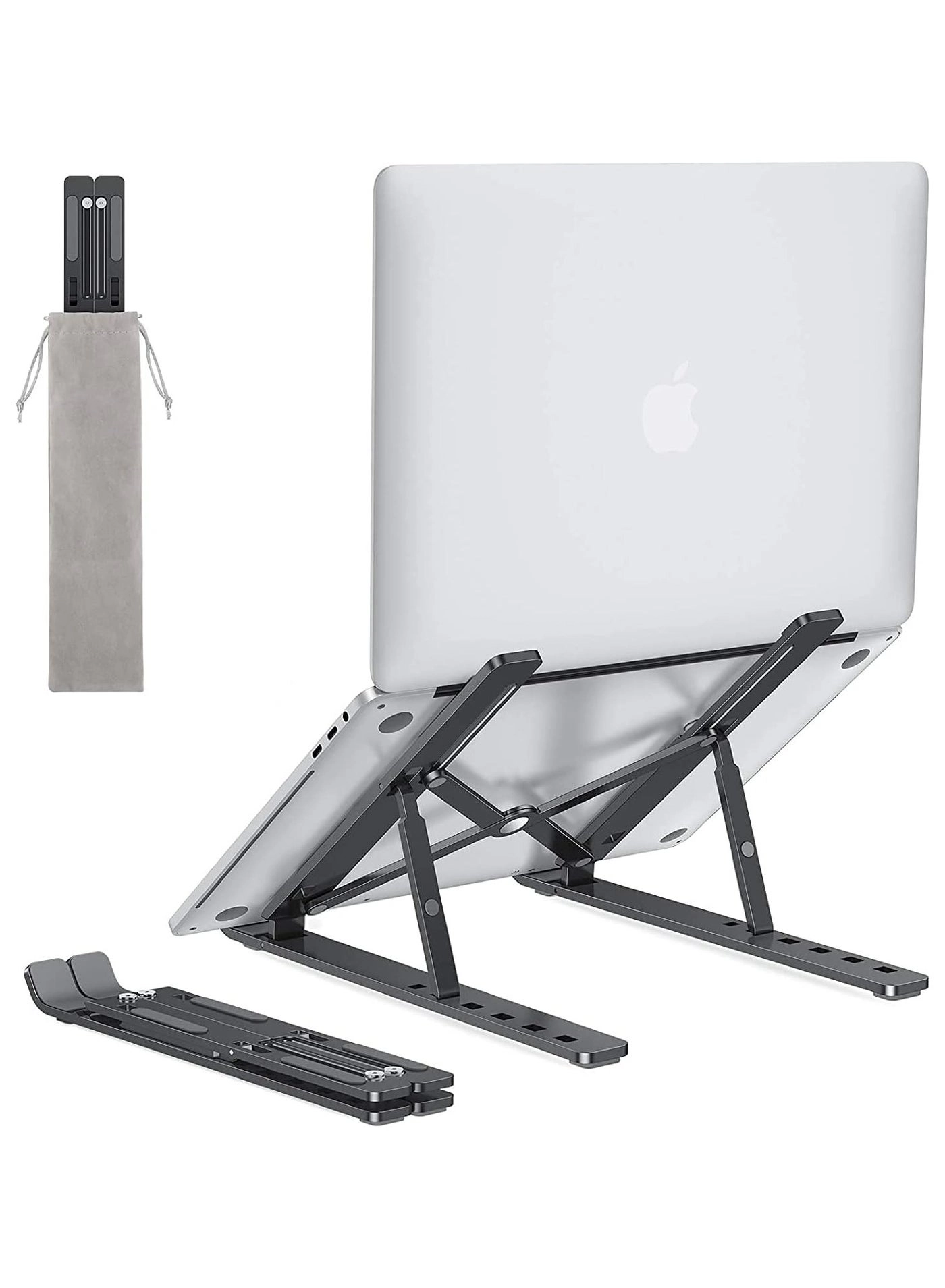 DANEEN Laptop Stand - 10-17 inch 6 Height + Carry Pouch