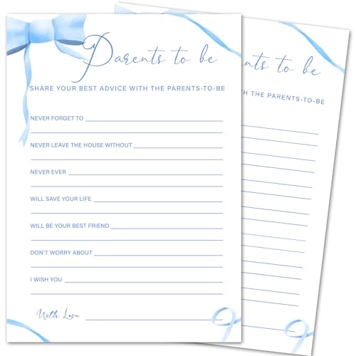 Baby Shower Games Cards - Adult 30