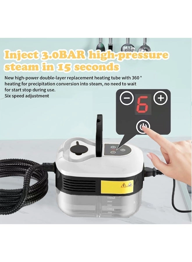 Portable Professional Steam High Pressure Cleaner - Handheld 247cm power cord