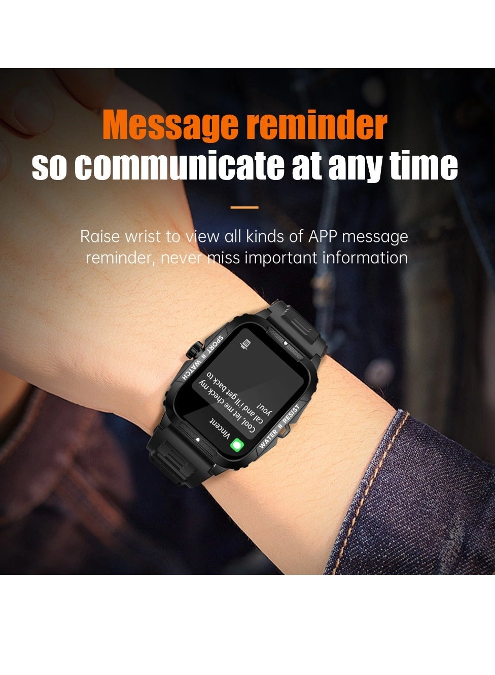 Military Smart Watch GPS