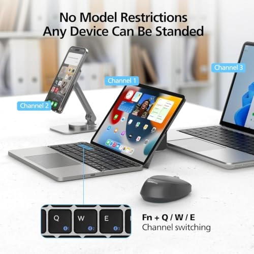 Folding Keyboard With Touch Pad - Wireless