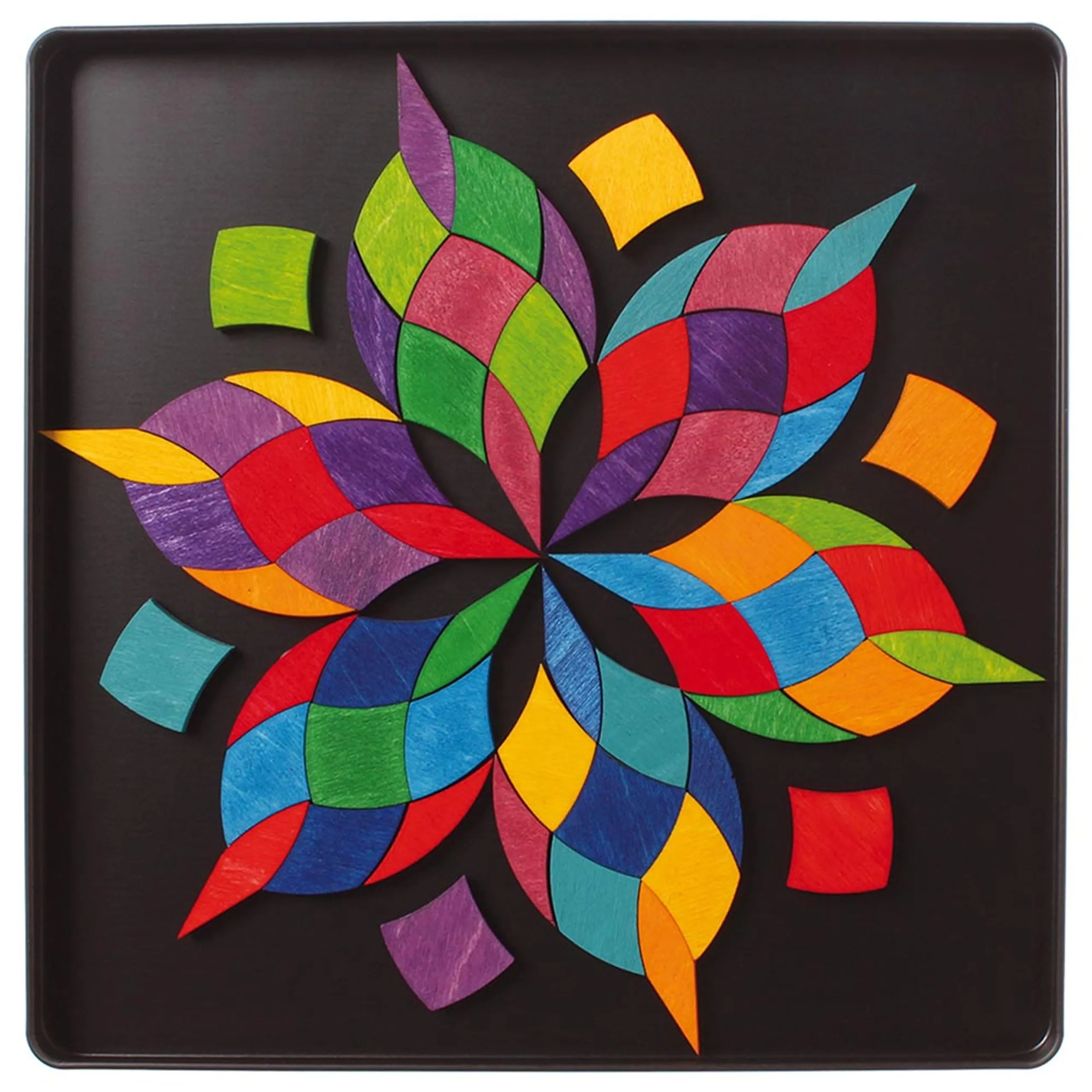 Color Spiral Wooden Puzzle (TBOX-91020) - 72 pcs