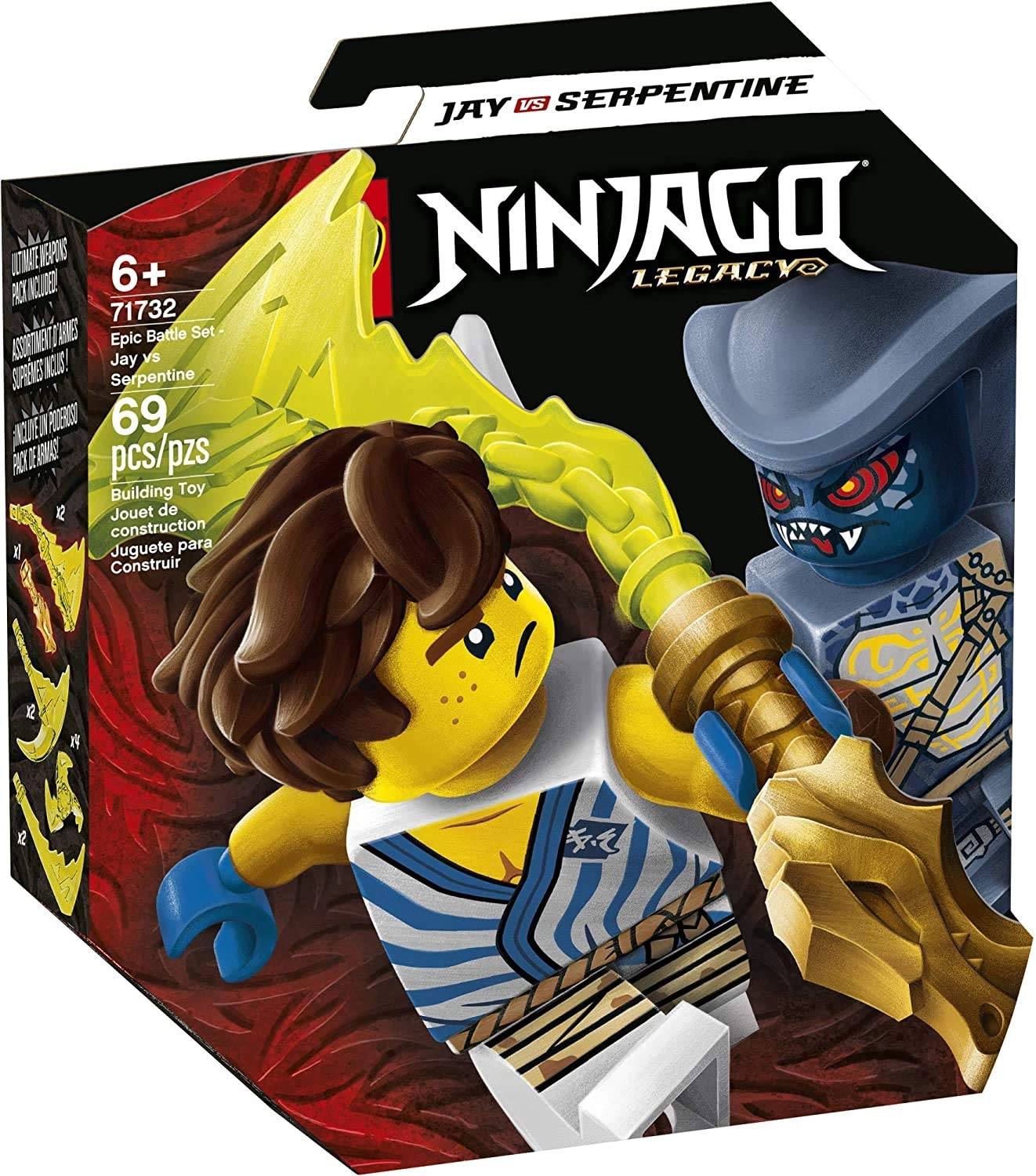 LEGO NINJAGO NINJAGO Jay vs. Serpentine (71732) - Epic Battle Set