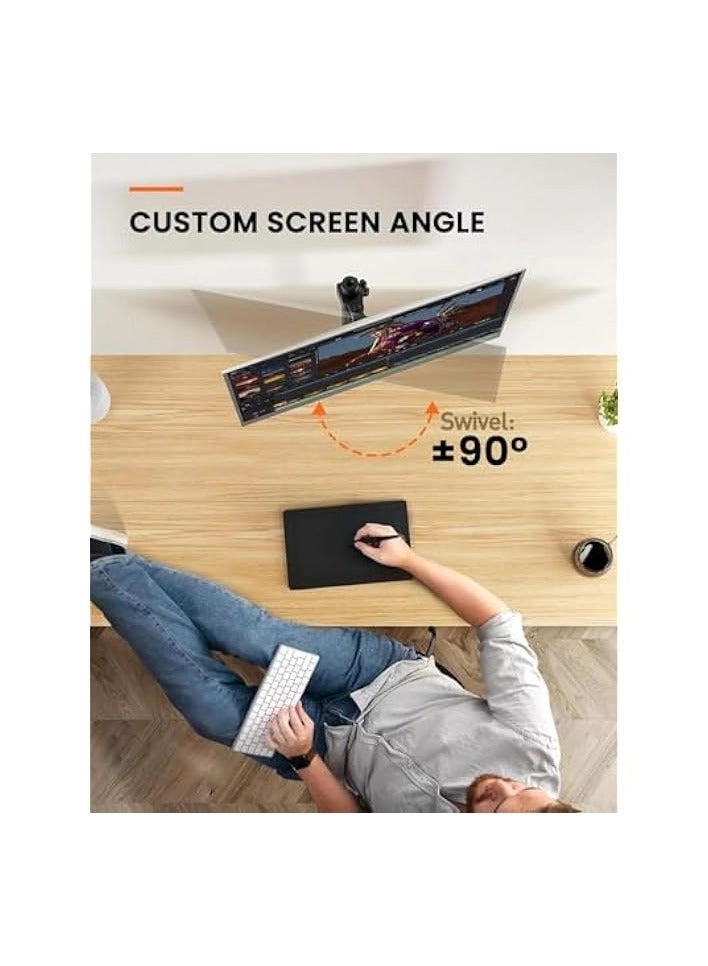 Monitor Mount Arm - Single 20 to 32 inches 75x75mm and 100x100mm