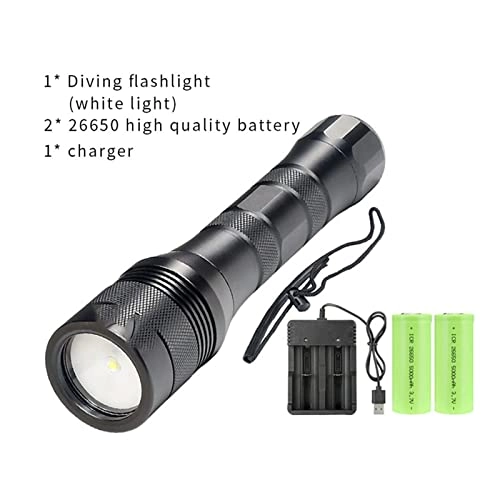 Diving Flashlight - 8000 lumens 3x XM-L L2 LED