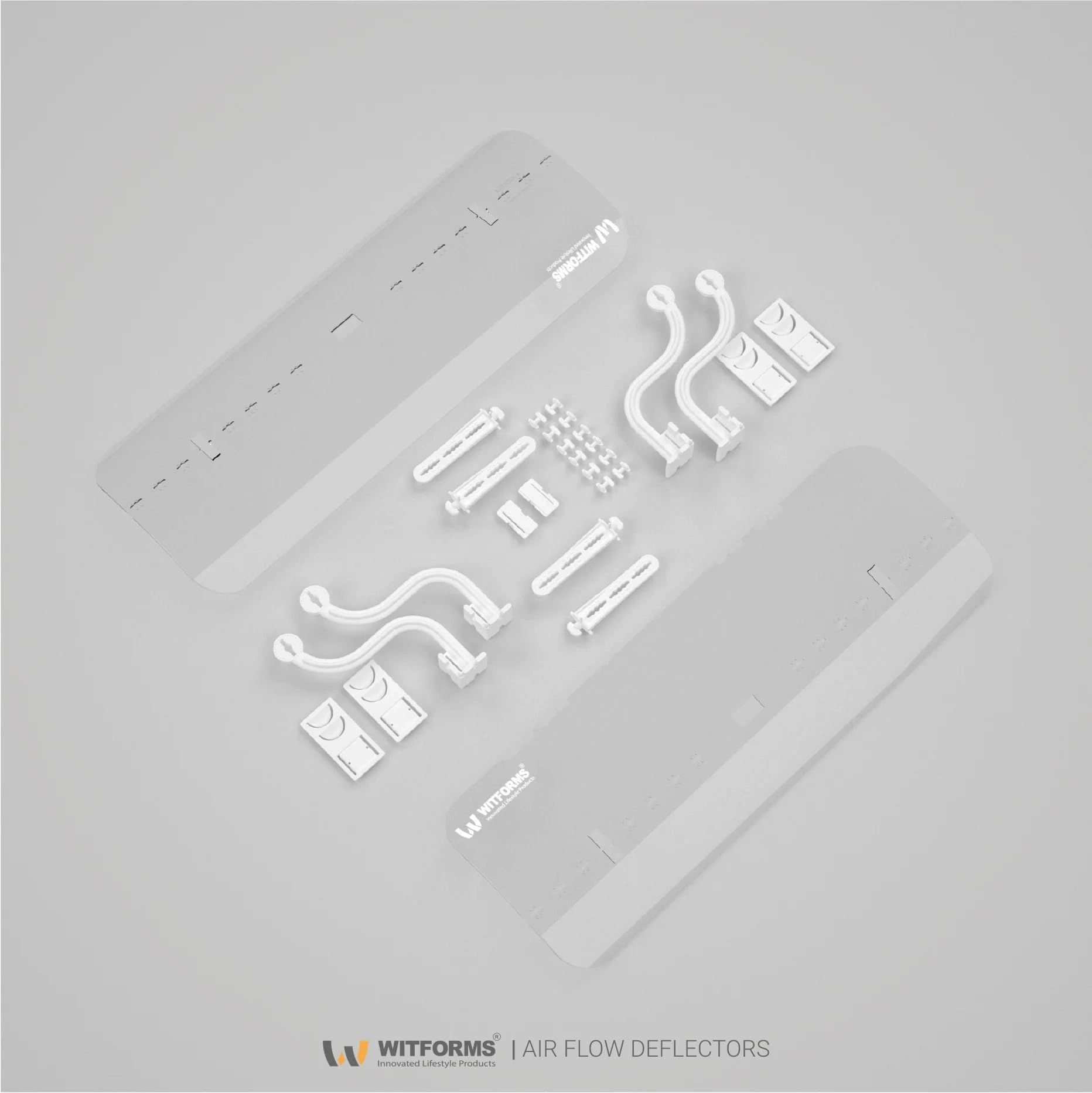 Cassette AC Air Deflector - Transparent 50cm-60cm