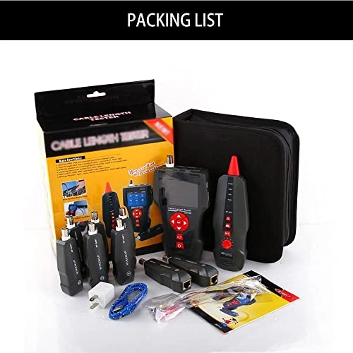 LCD Cable Length Test - RJ11 RJ45 BNC PoE PING