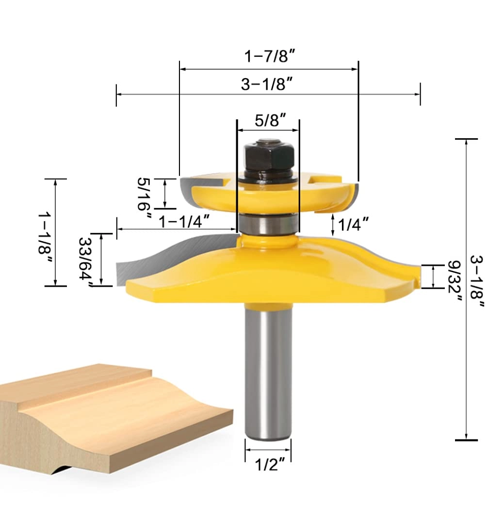 Router Bit Set - 3 PCS