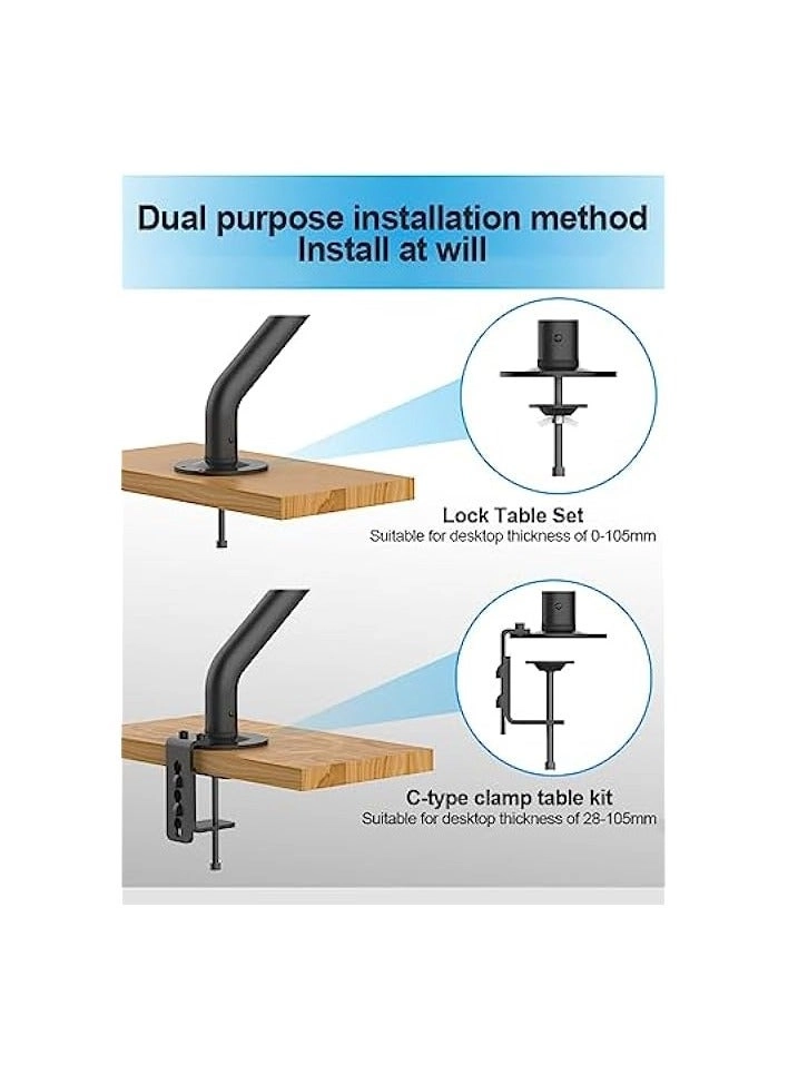 Monitor Mount Arm - Single 20 to 32 inches 75x75mm and 100x100mm