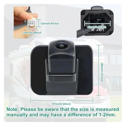 Reverse Camera - Night vision Wire 960*480 pixels