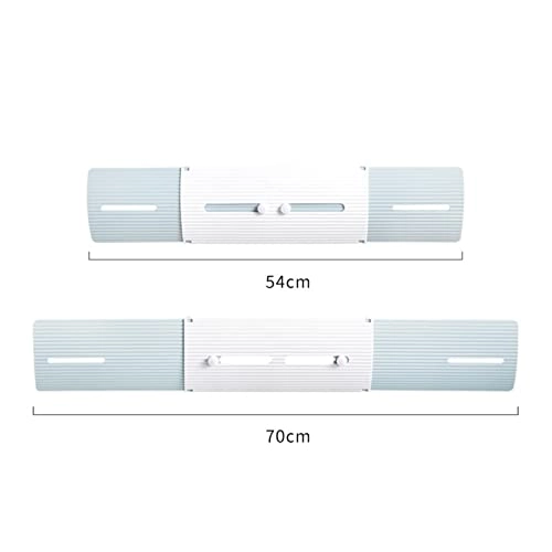 Air Conditioner Deflector - Adjustable Blue and White 540-700mm